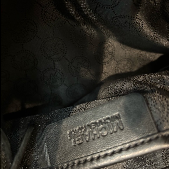 Michael Kors Black Quilted Shoulder Bag with Gold Accents - Picture 6 of 6